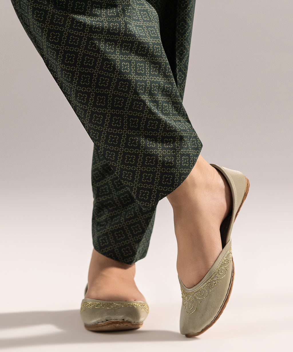 Printed Cambric Skinny Shalwar