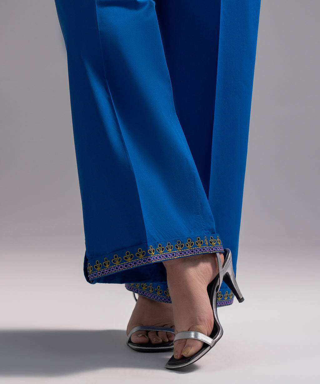 Embroidered Cambric Culottes