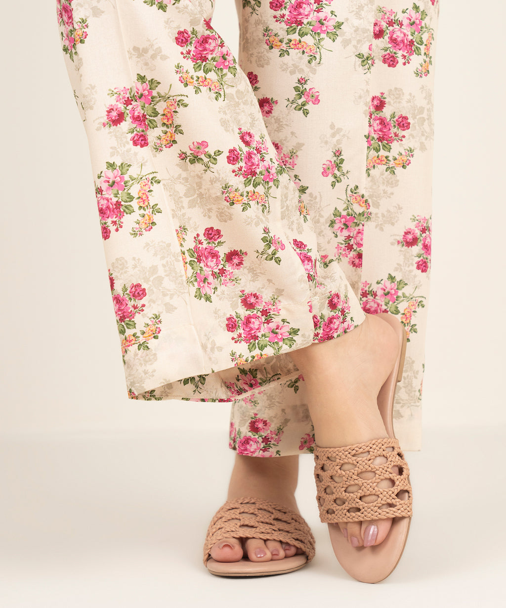 Printed Arabic Cambric Culottes