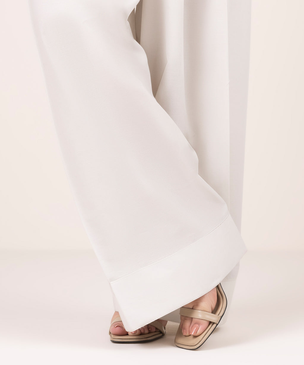 Solid Lawn Farshi Shalwar