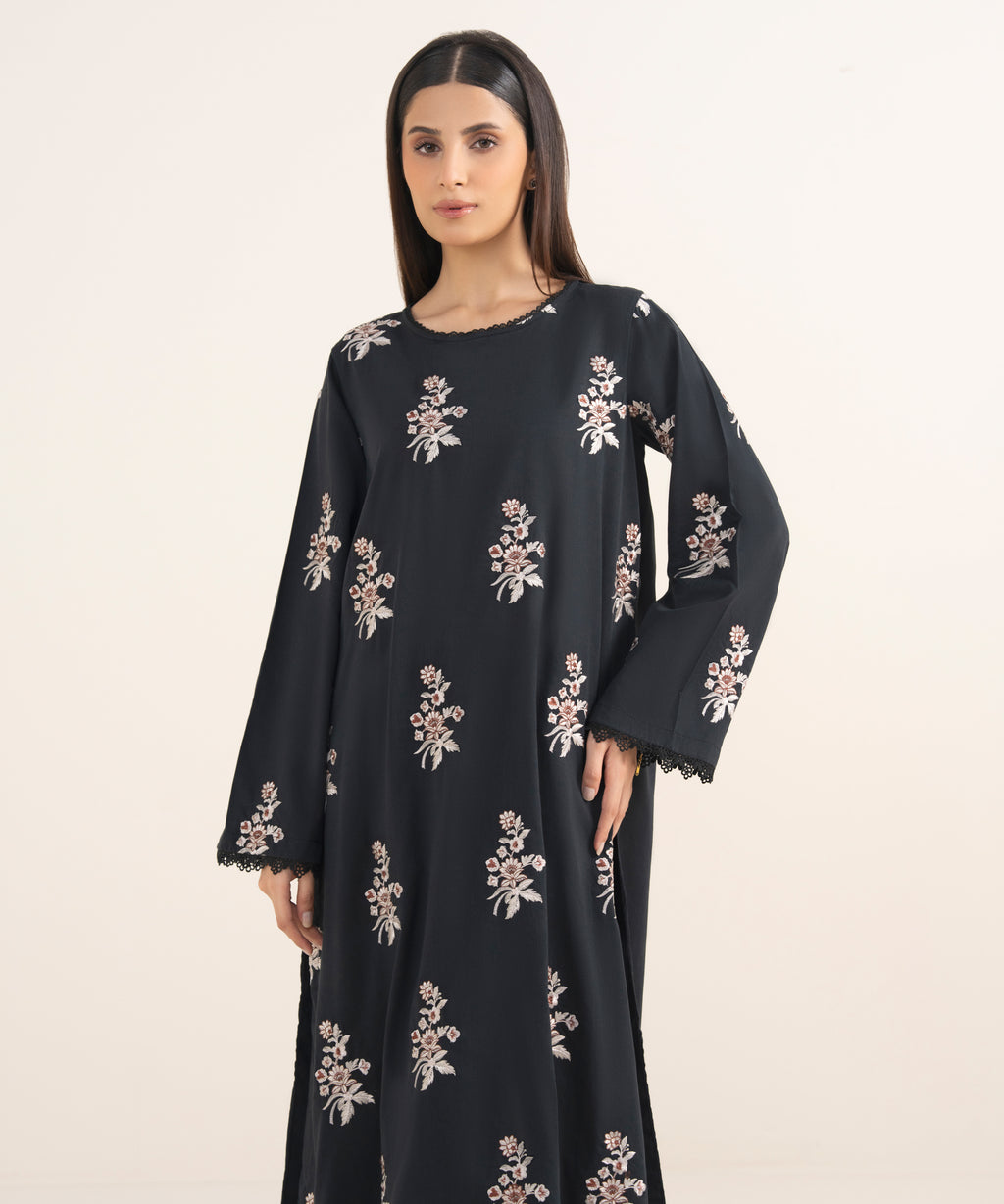 Embroidered Lawn Viscose Shirt