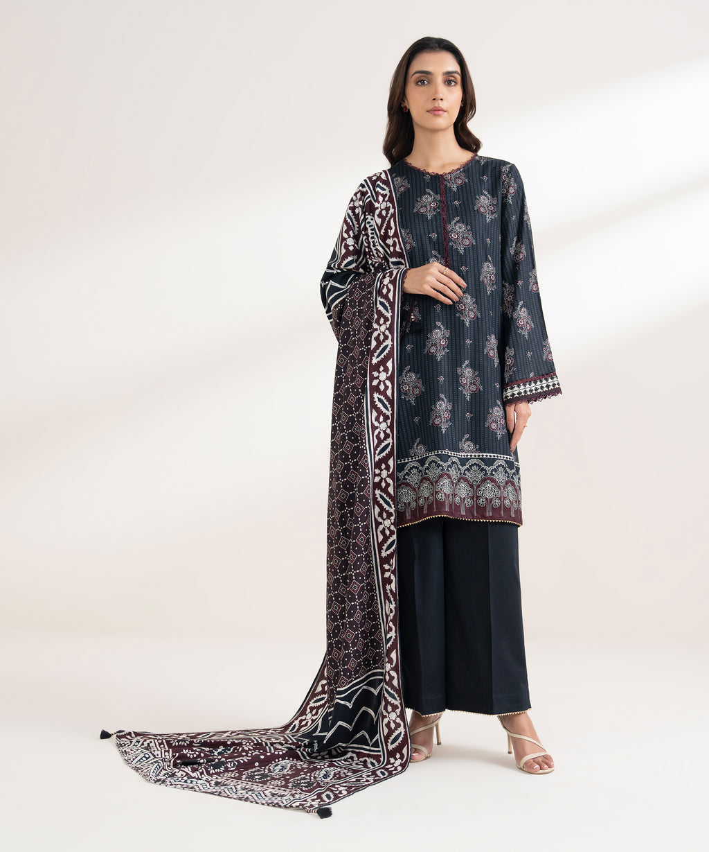 Printed Linen Dupatta