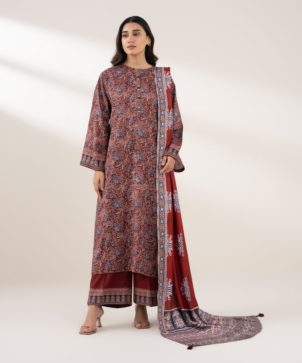 Printed Linen Dupatta