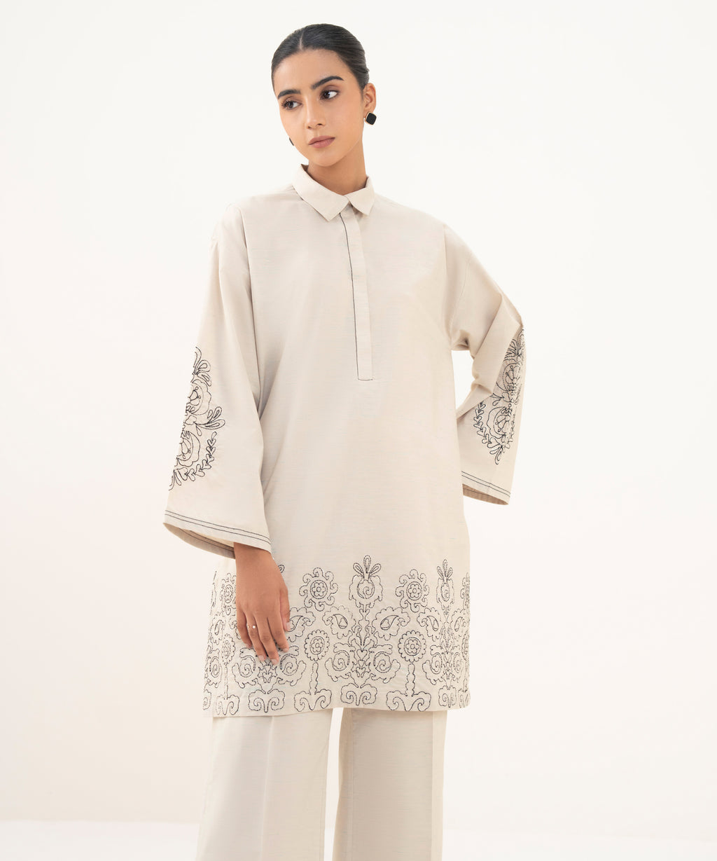 Embroidered Cotton Shirt