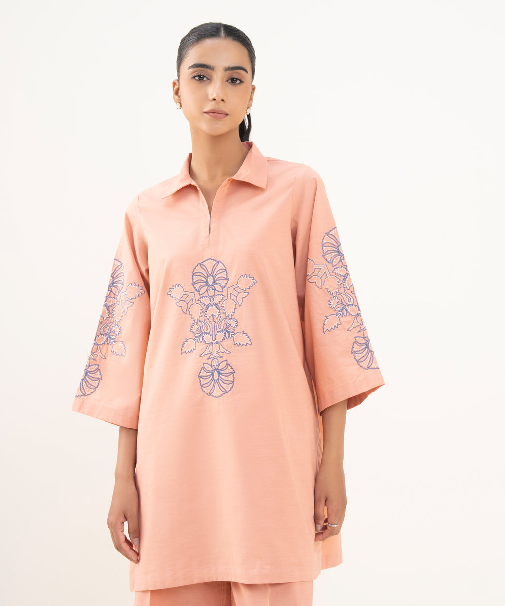 Embroidered Cotton Shirt