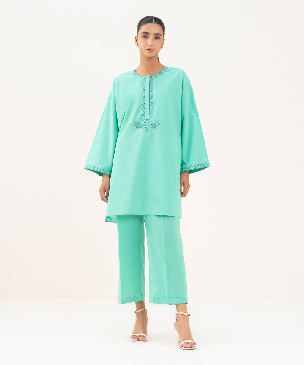 Embroidered Cotton Shirt