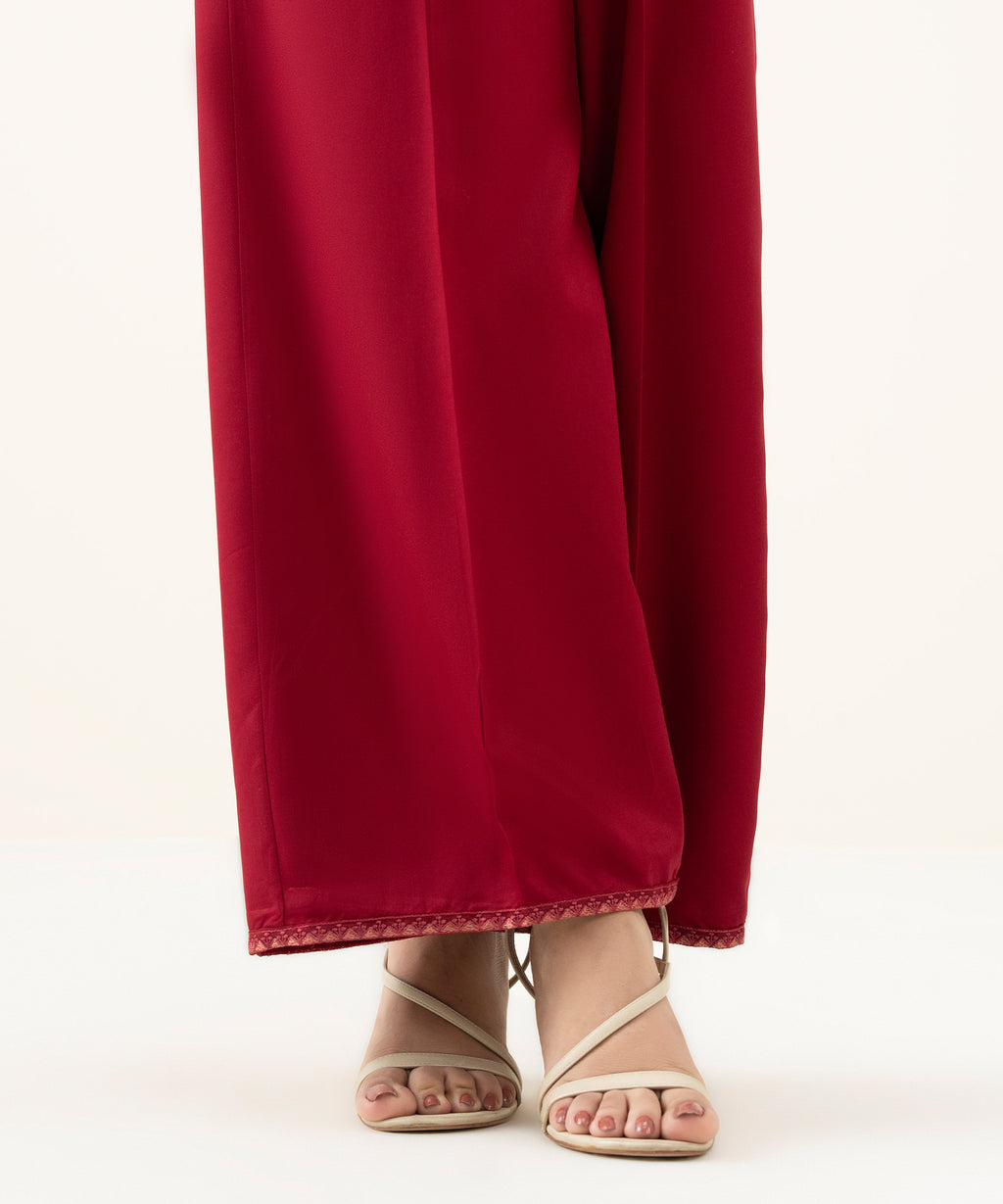 Embroidered Viscose Marina Culottes