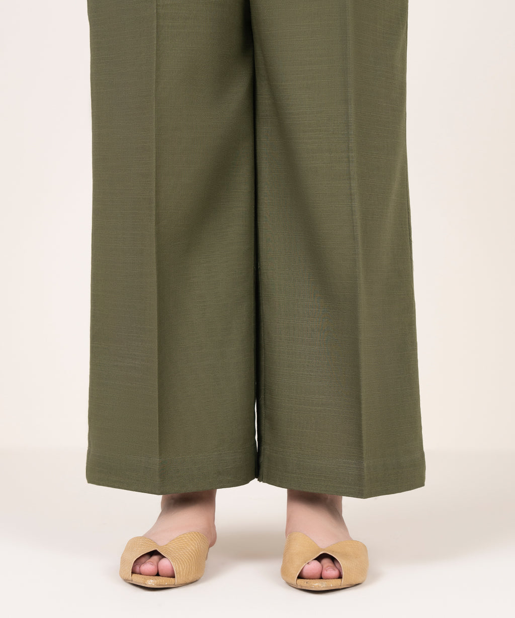 Solid Khaddar Culottes