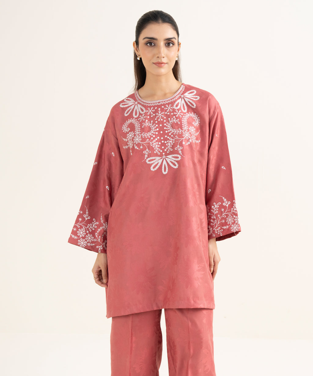 Embroidered Jacquard Shirt