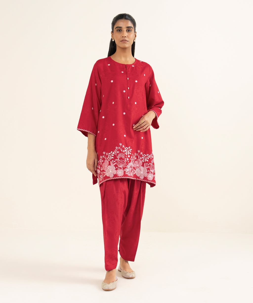Embroidered Jacquard Shirt
