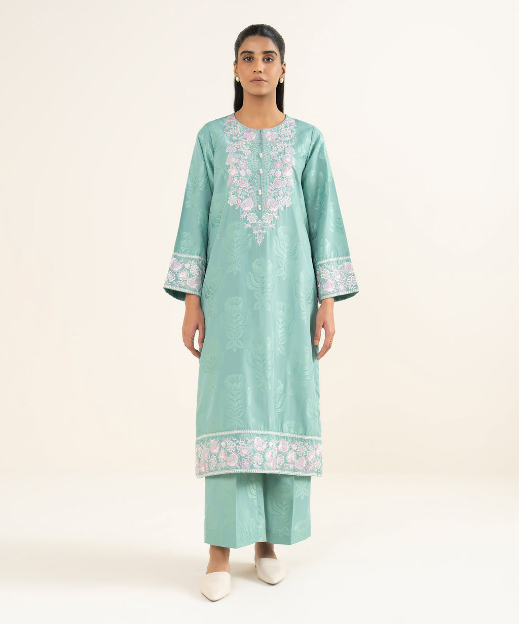 Embroidered Jacquard Shirt