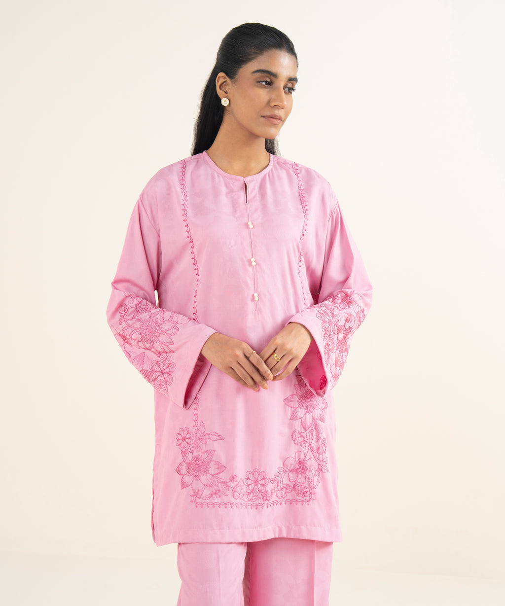 Embroidered Jacquard Shirt