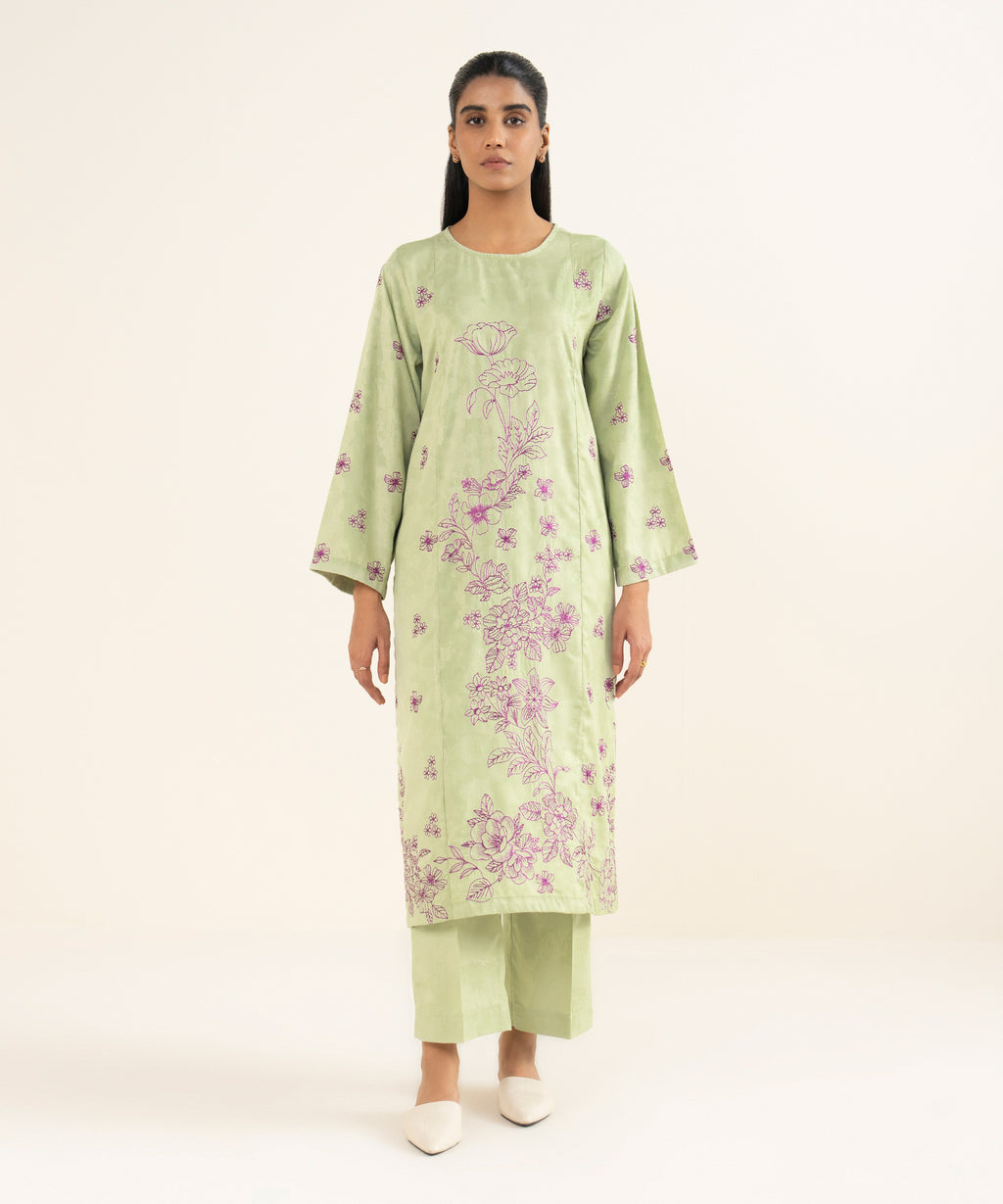 Embroidered Jacquard Shirt