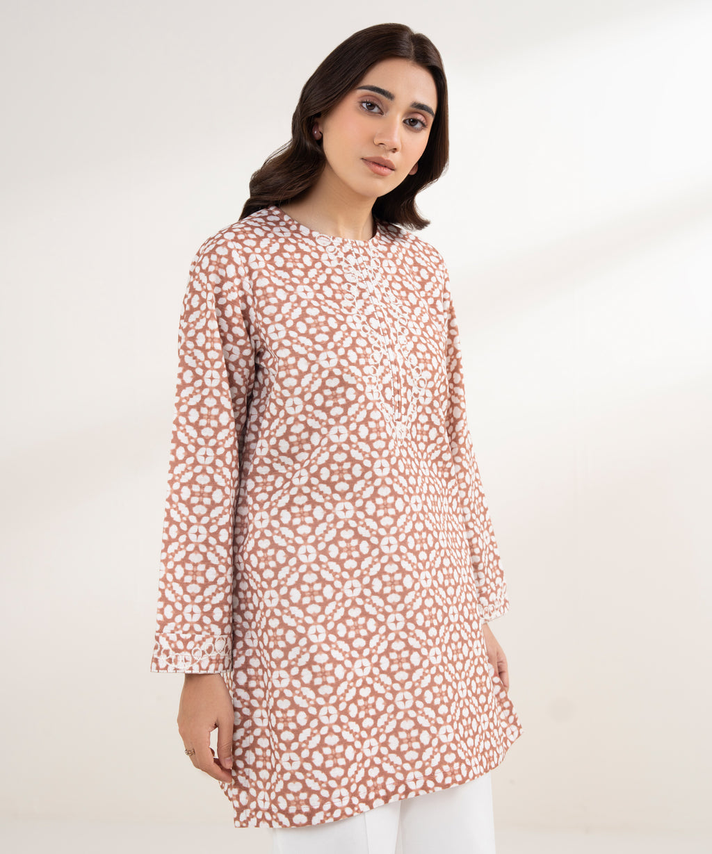 Embroidered Khaddar Shirt