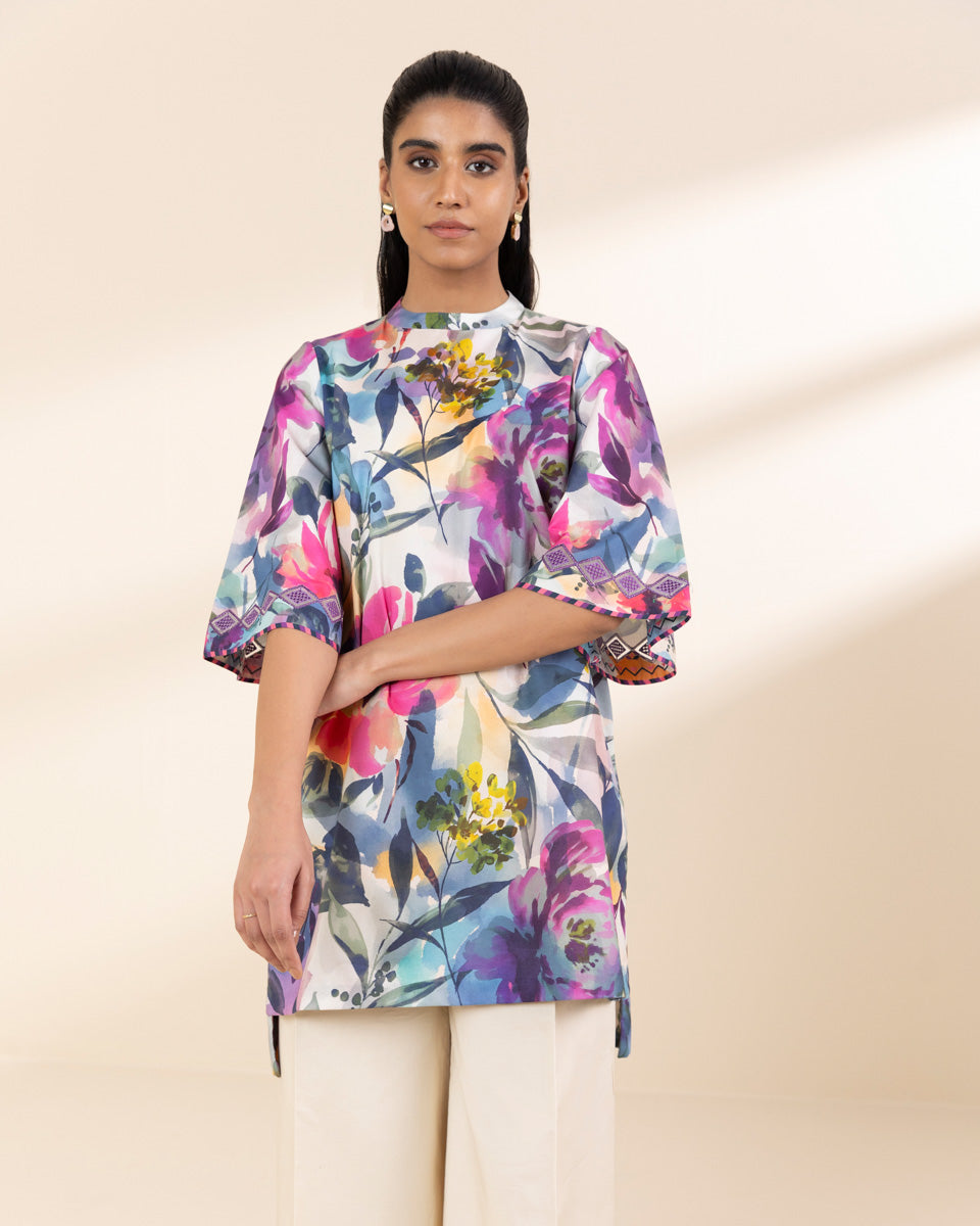 Unstitched Women's Multi Lawn Shirt Trousers