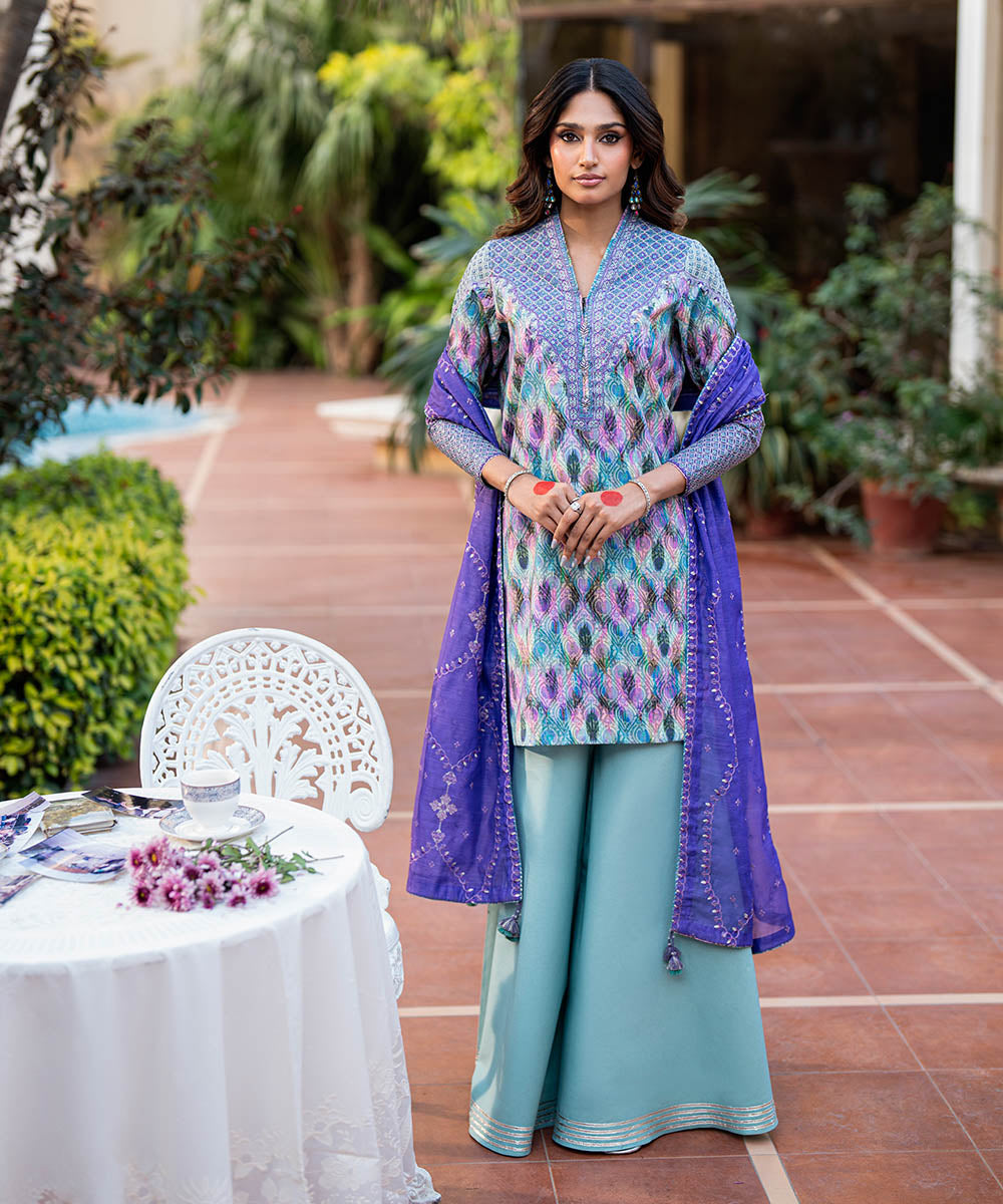 3 Piece - Embroidered Lawn Suit