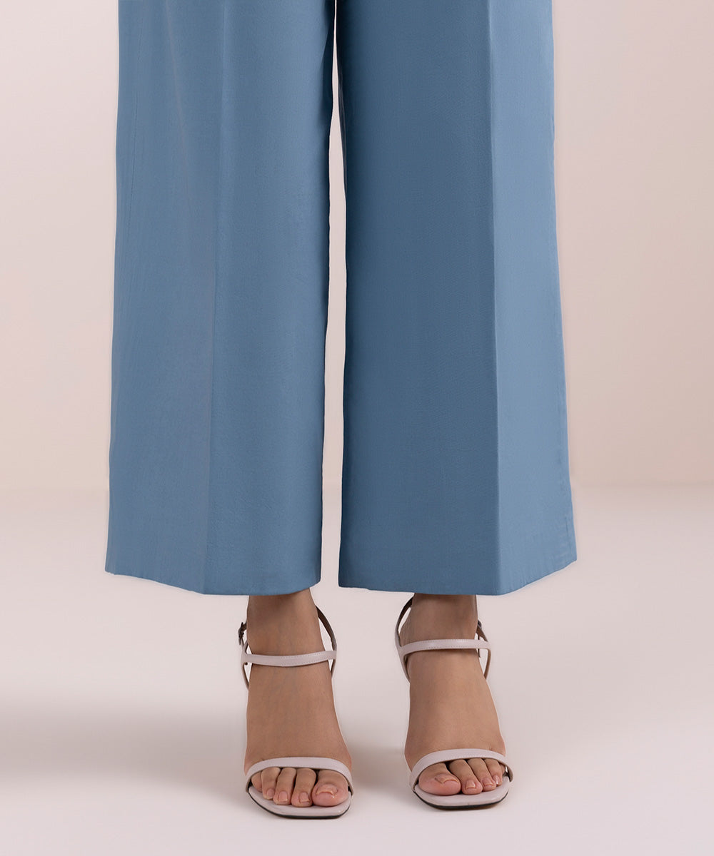 Women's Pret Cambric Blue Dyed Culottes