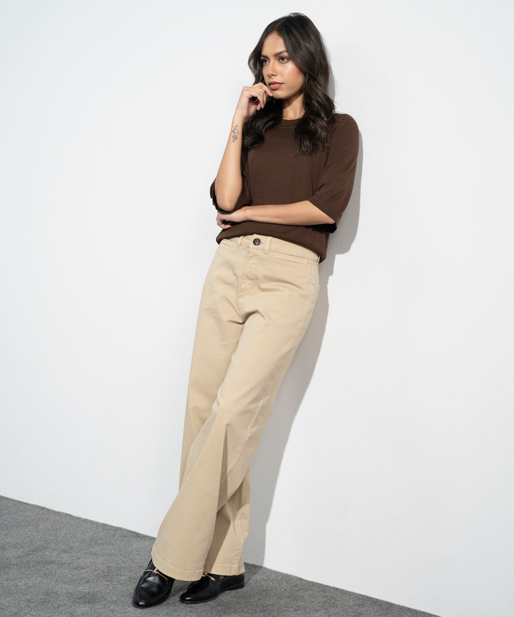 Straight Fit Chino Trousers