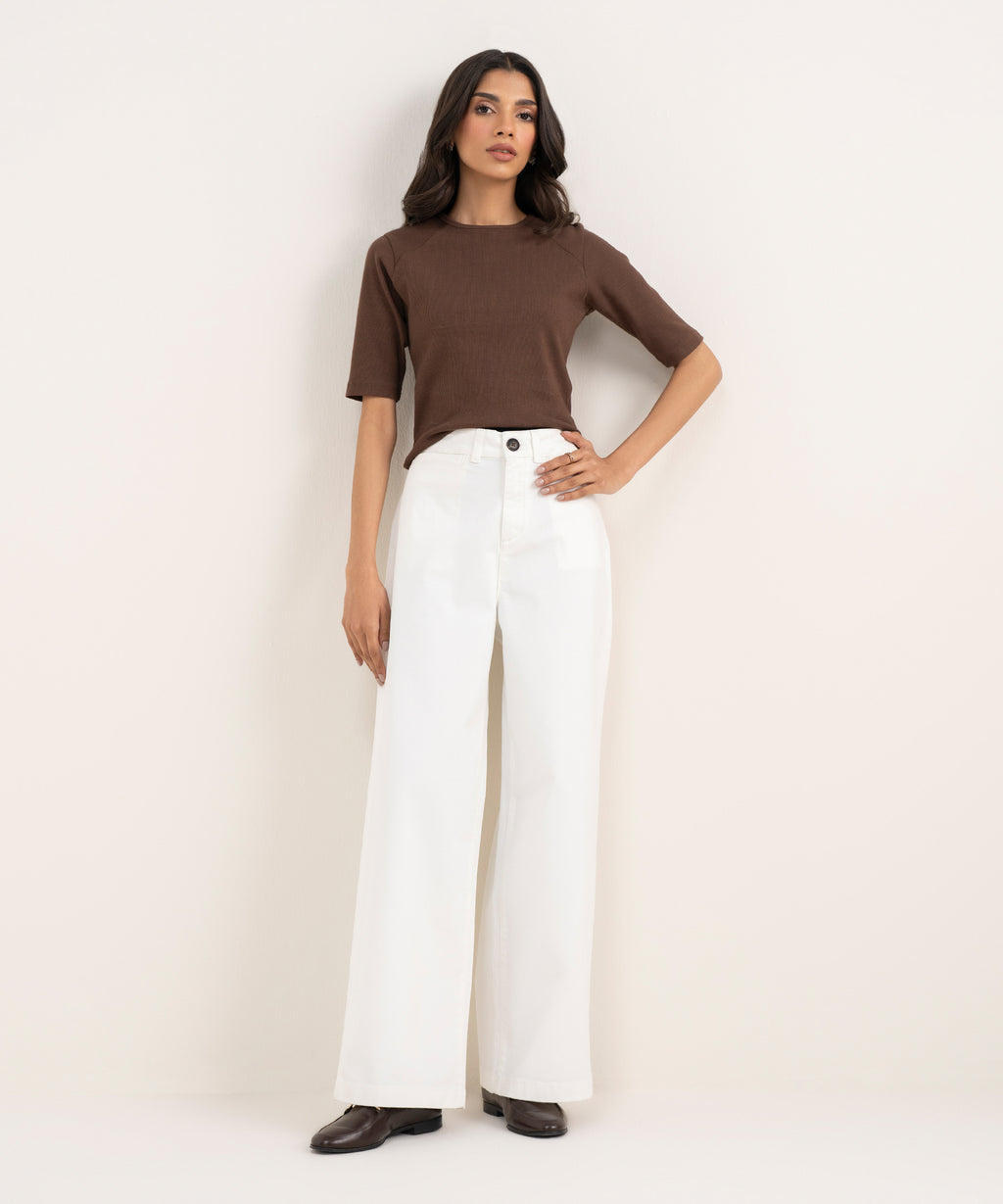 Straight Fit Chino Trousers