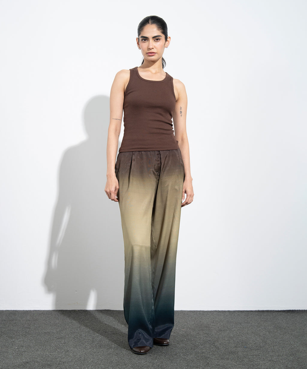 Ombre Wide Leg Trousers