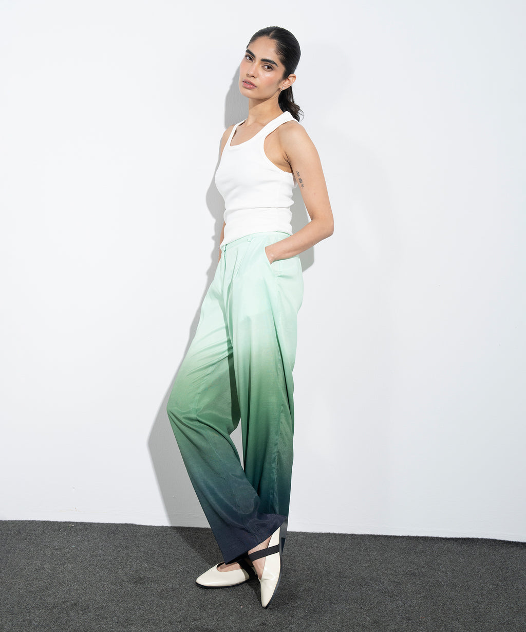 Ombre Wide Leg Trousers