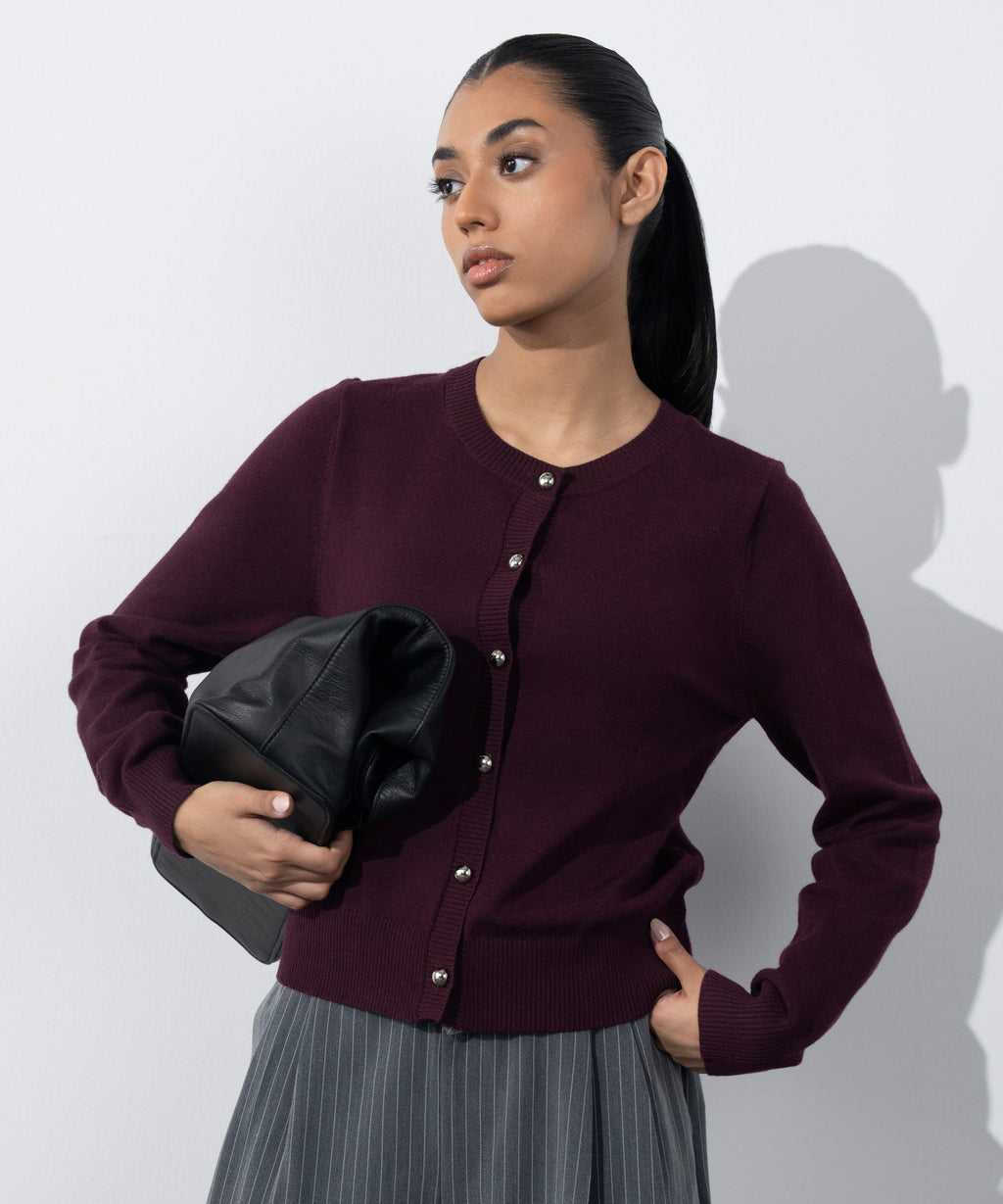 Regular-Fit Knit Cardigan