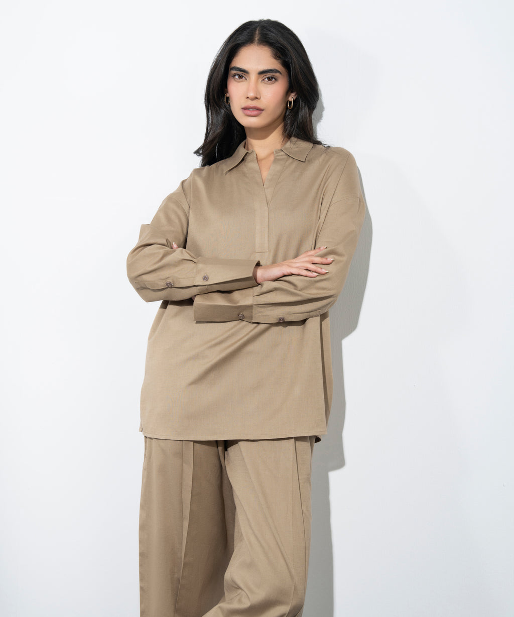 Linen Blend Tunic