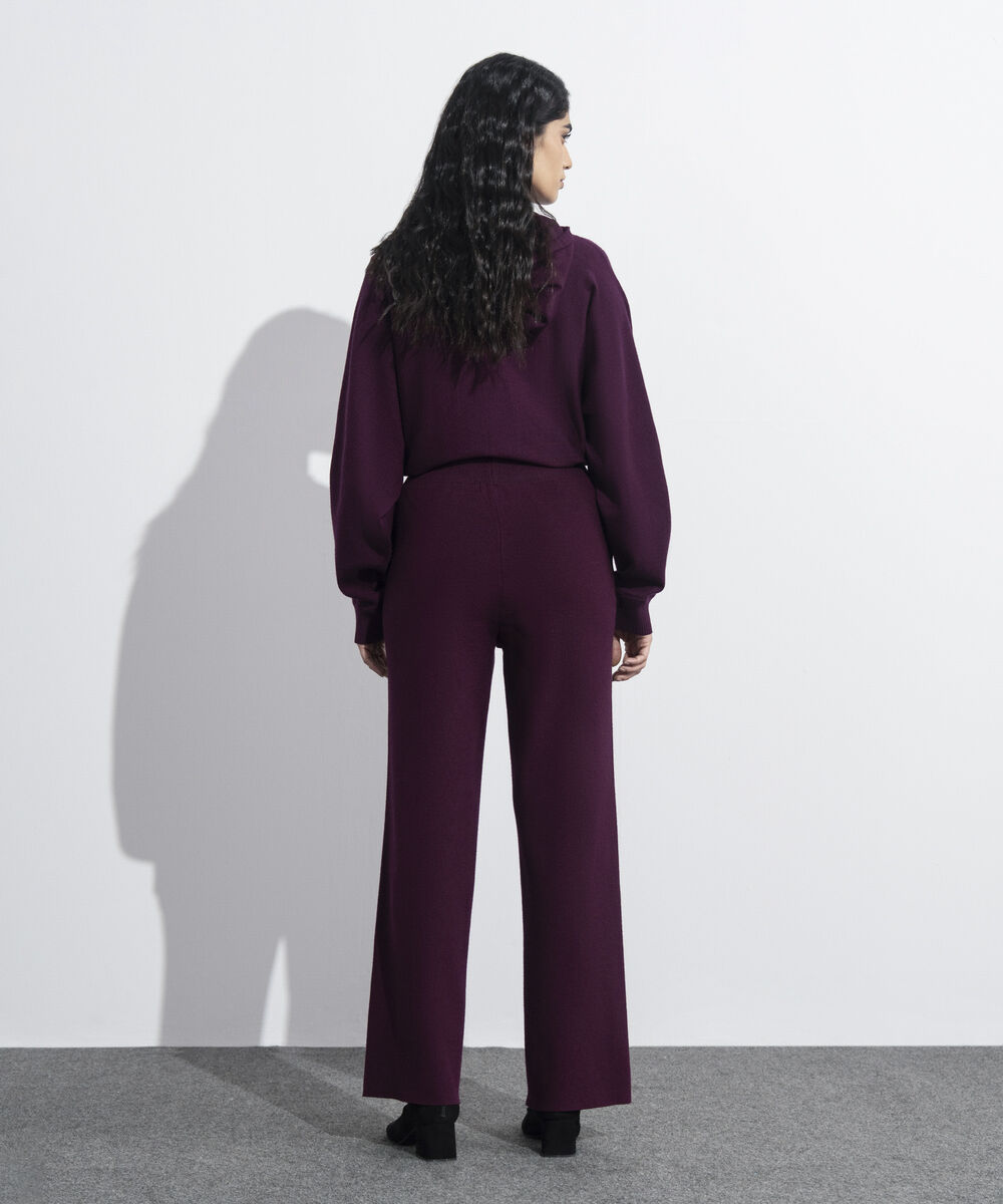 Women's Western Wear Merlot Pull-On Knit Trousers