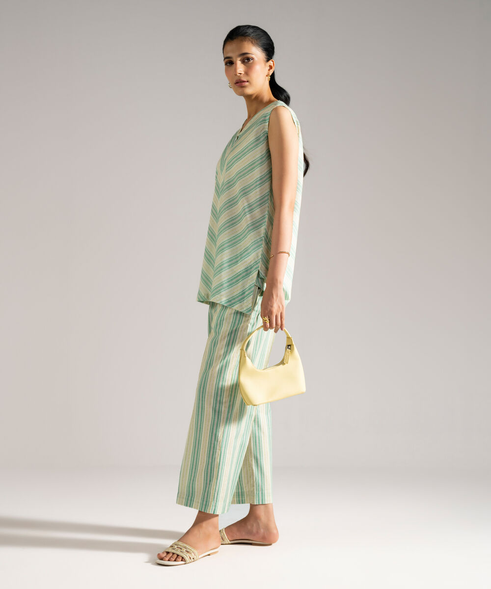Women's RTW Lawn Printed Off White Straight Shirt