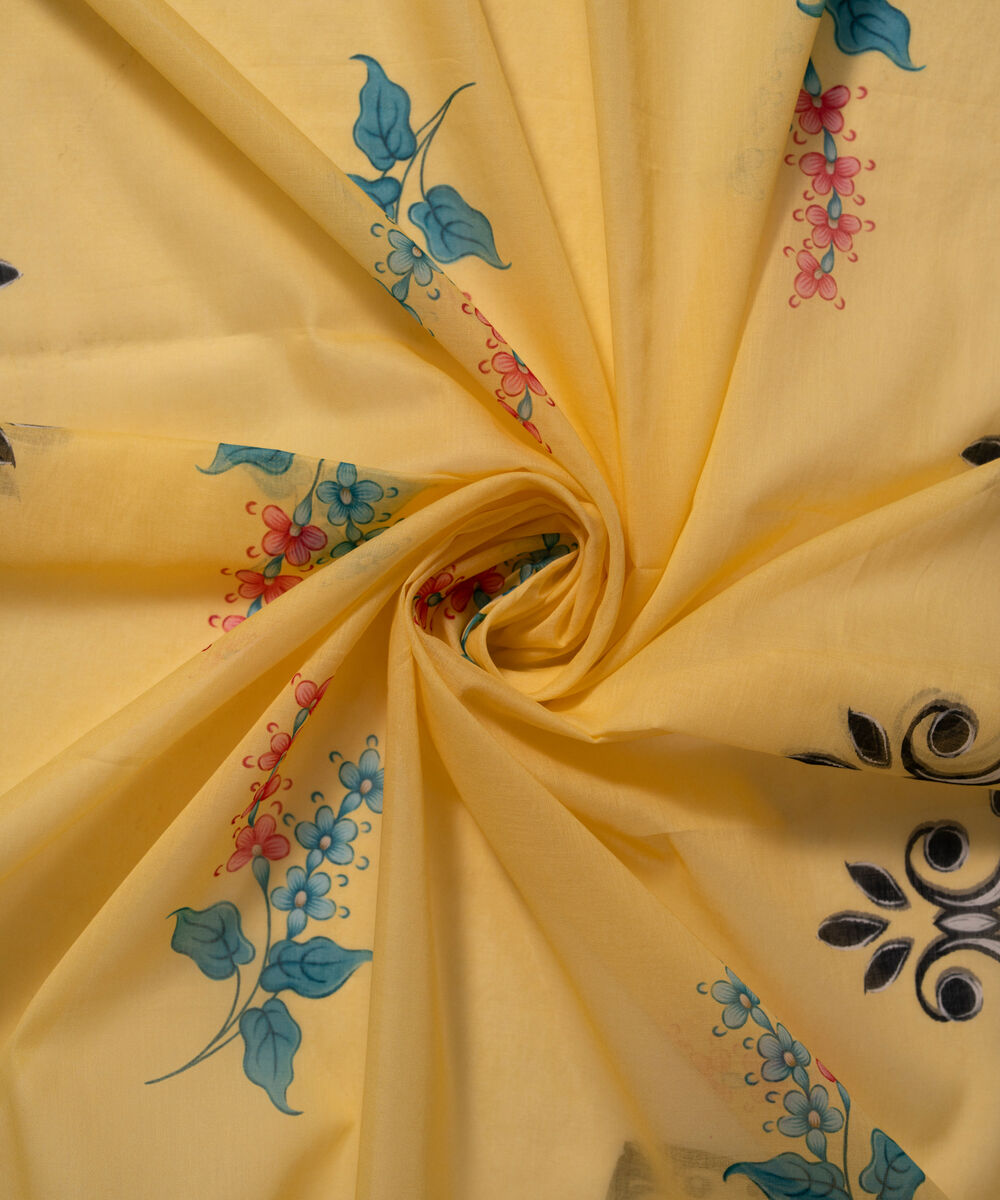 Lawn Printed Yellow Dupatta