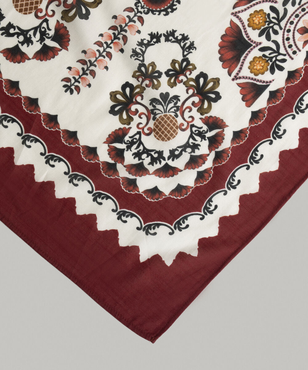 Women's RTW Light Khaddar Printed White Dupatta