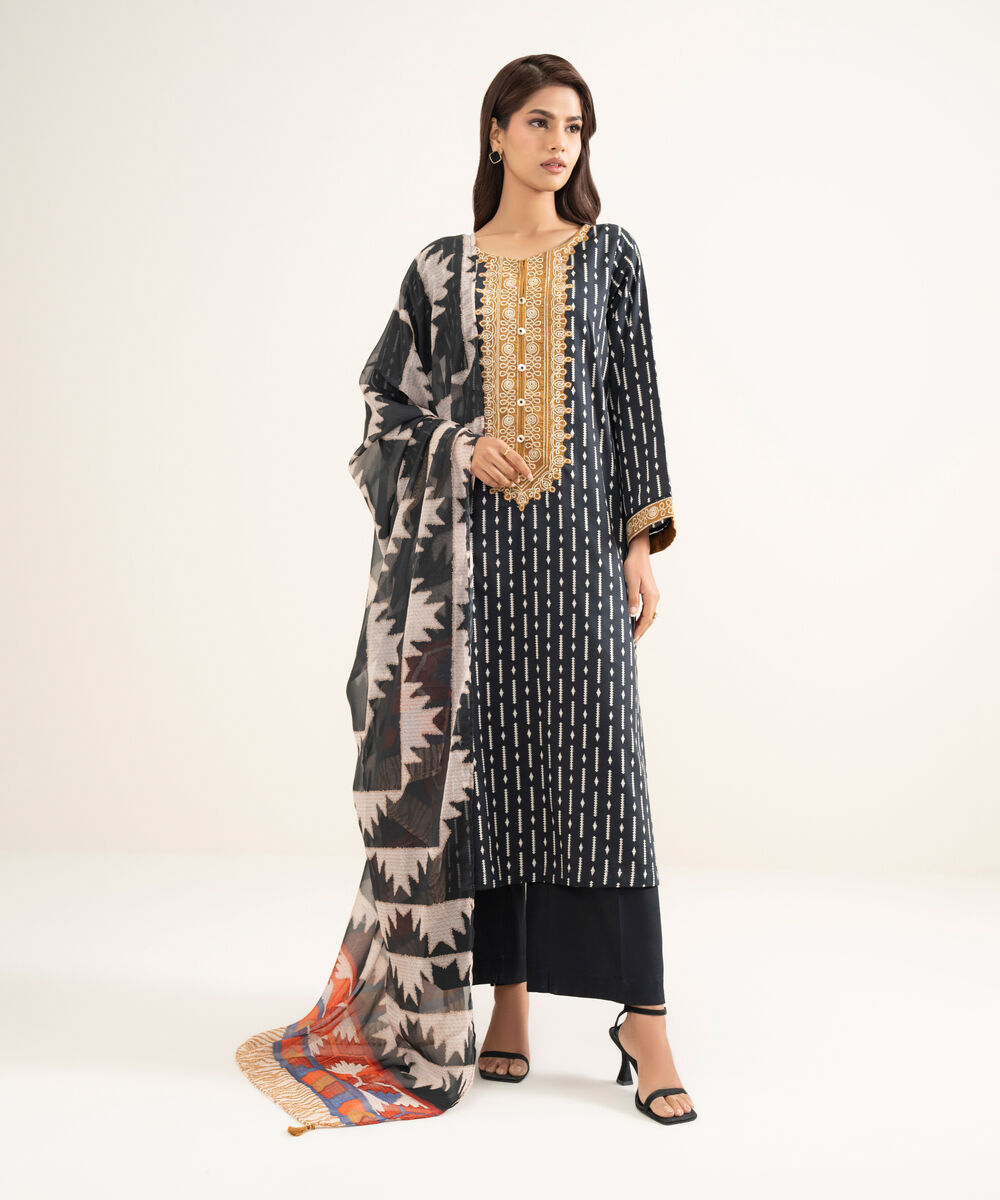 Blended Tissue Printed Multi Dupatta