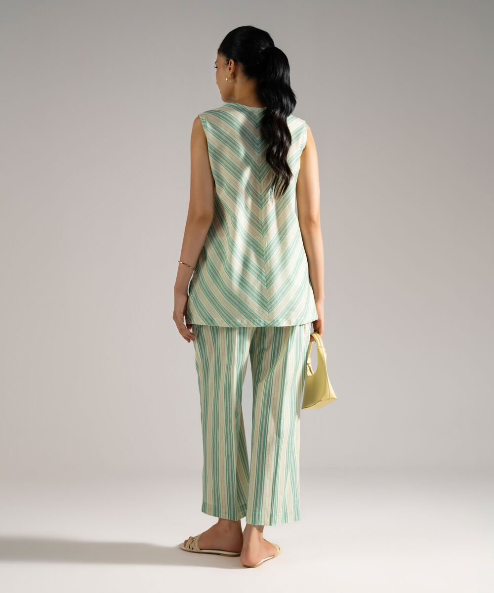 Women's RTW Lawn Printed Off White Straight Shirt