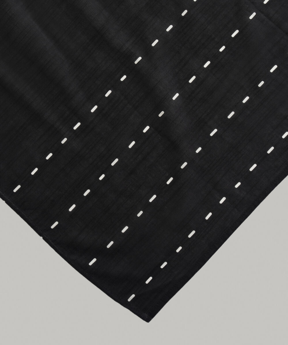 Women's RTW Light Khaddar Printed Black Dupatta