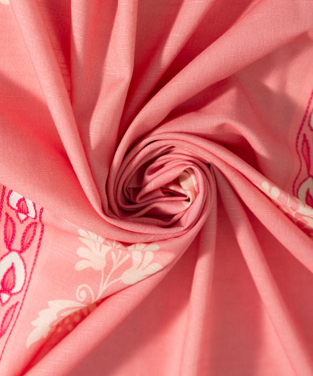 Women's RTW Printed Off White Khaddar Dupatta